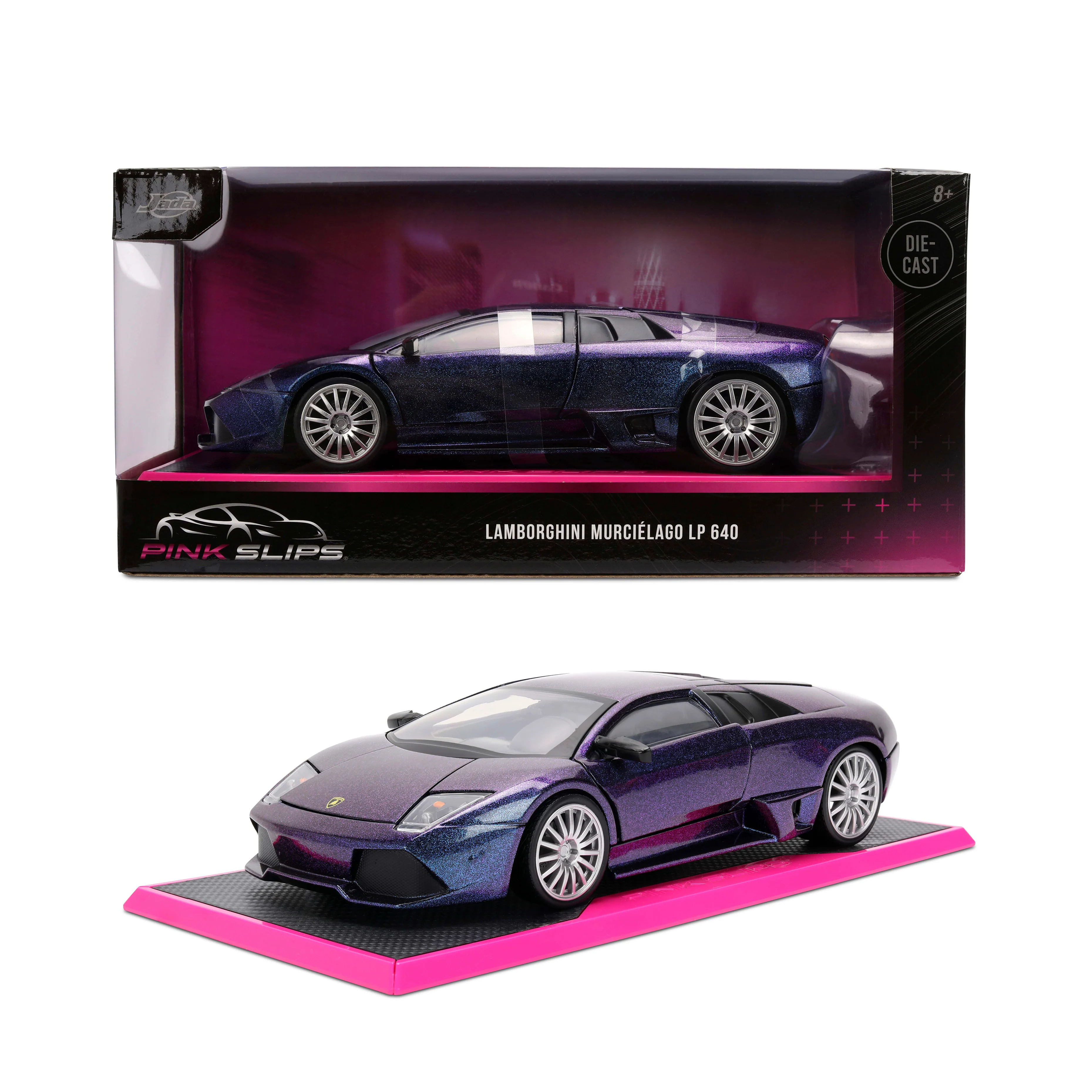Pink Slips Lamborghini Murcielago 1:24 Diecast Cars By Jada