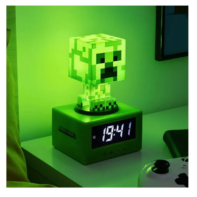Minecraft Creeper Icon Alarm Clock By Paladone - Image 2