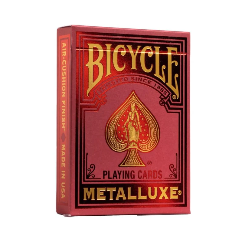 Playing Cards: Bicycle - Metalluxe Red