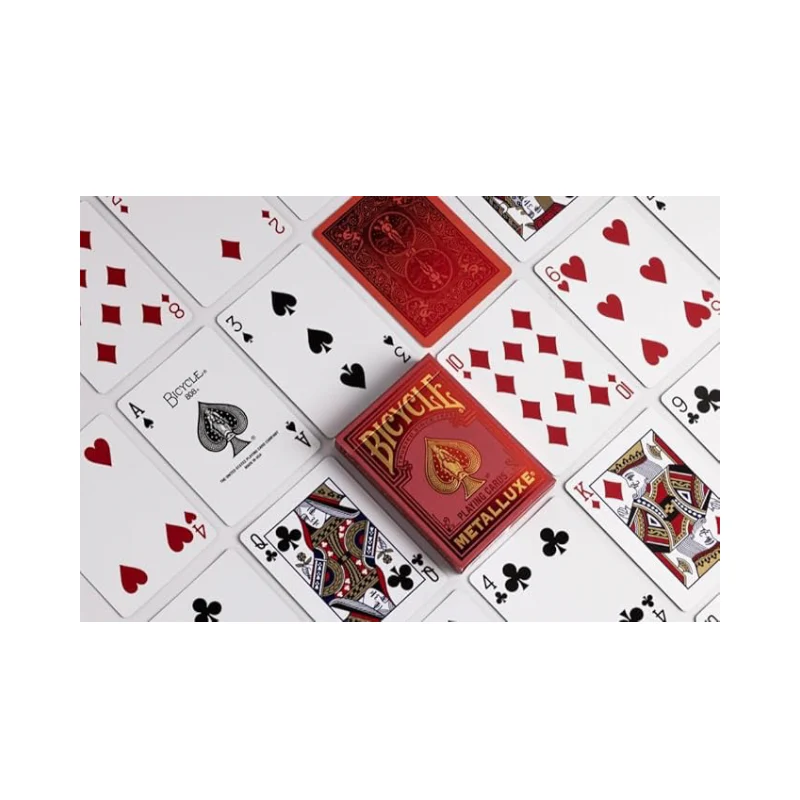 Playing Cards: Bicycle - Metalluxe Red - Image 2