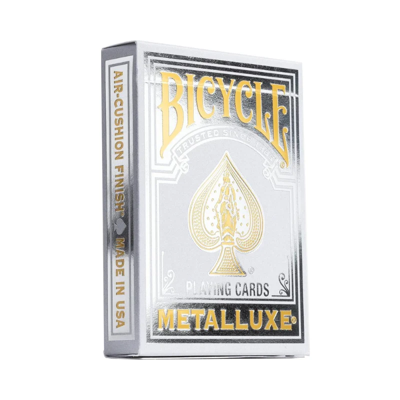 Playing Cards: Bicycle - Metalluxe Silver