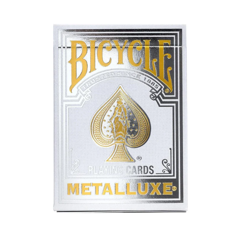 Playing Cards: Bicycle - Metalluxe Silver - Image 2