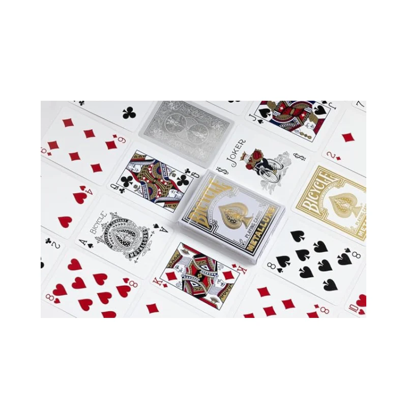 Playing Cards: Bicycle - Metalluxe Silver - Image 4