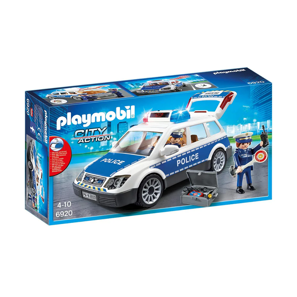 Playmobil Police Car with Lights and Sound