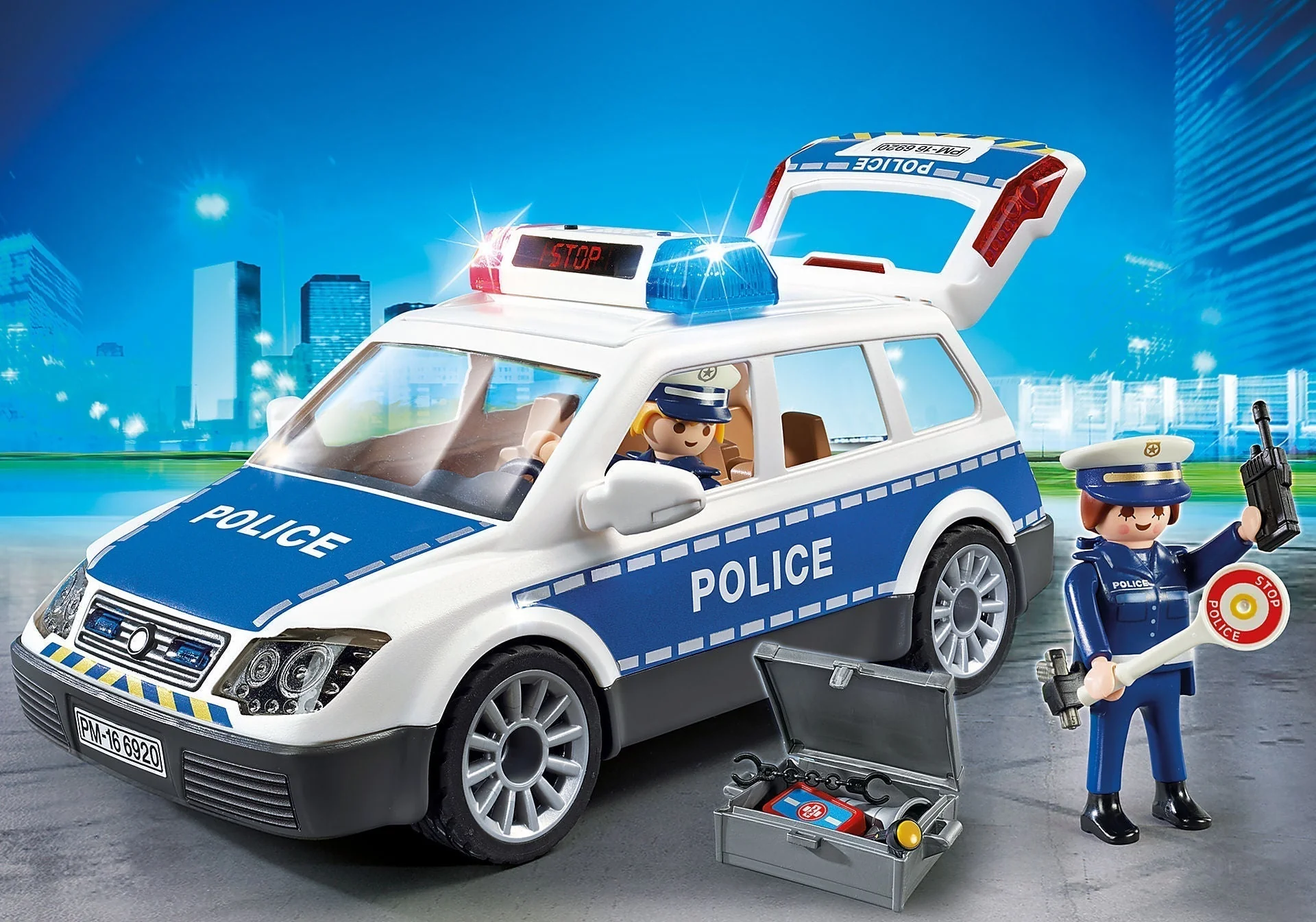 Playmobil Police Car with Lights and Sound - Image 2