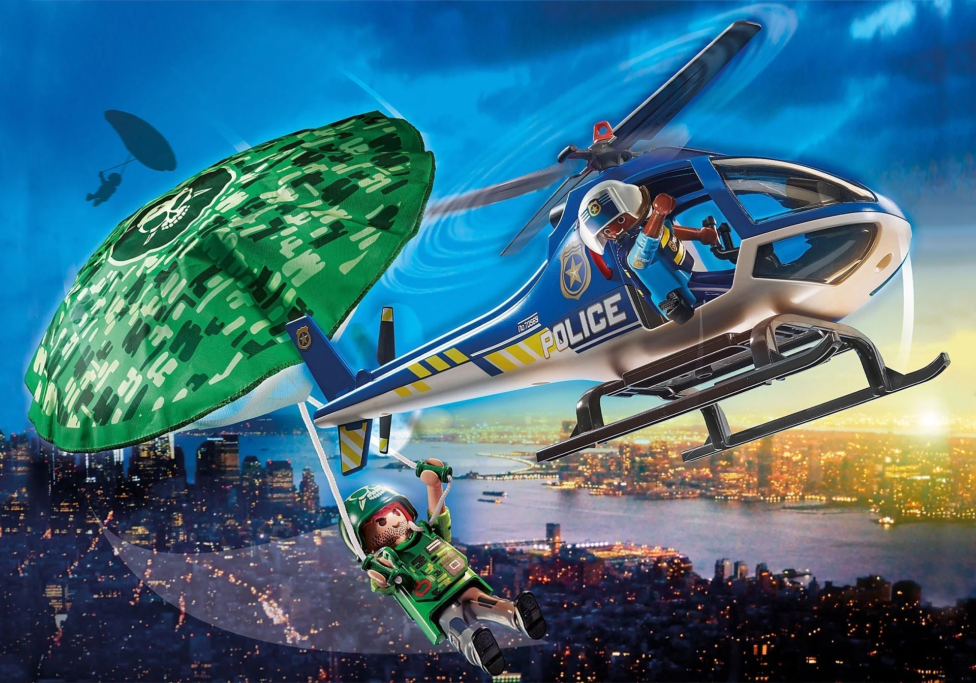 Playmobil Police Parachute Search - Image 5