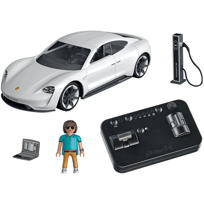 Playmobil Porsche Mission E Car Building Set - Image 2
