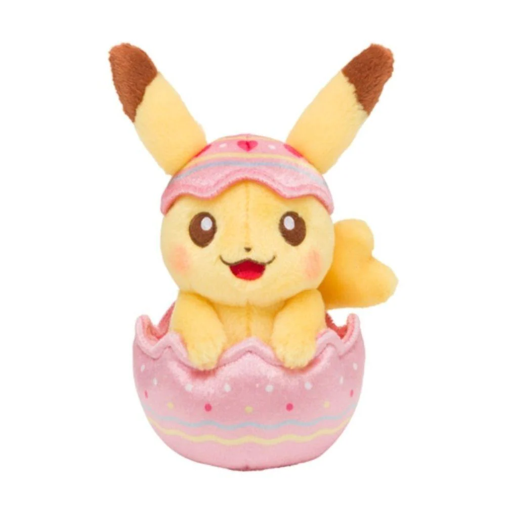 Plush Happy Easter Basket Tamago Pretend Pikachu