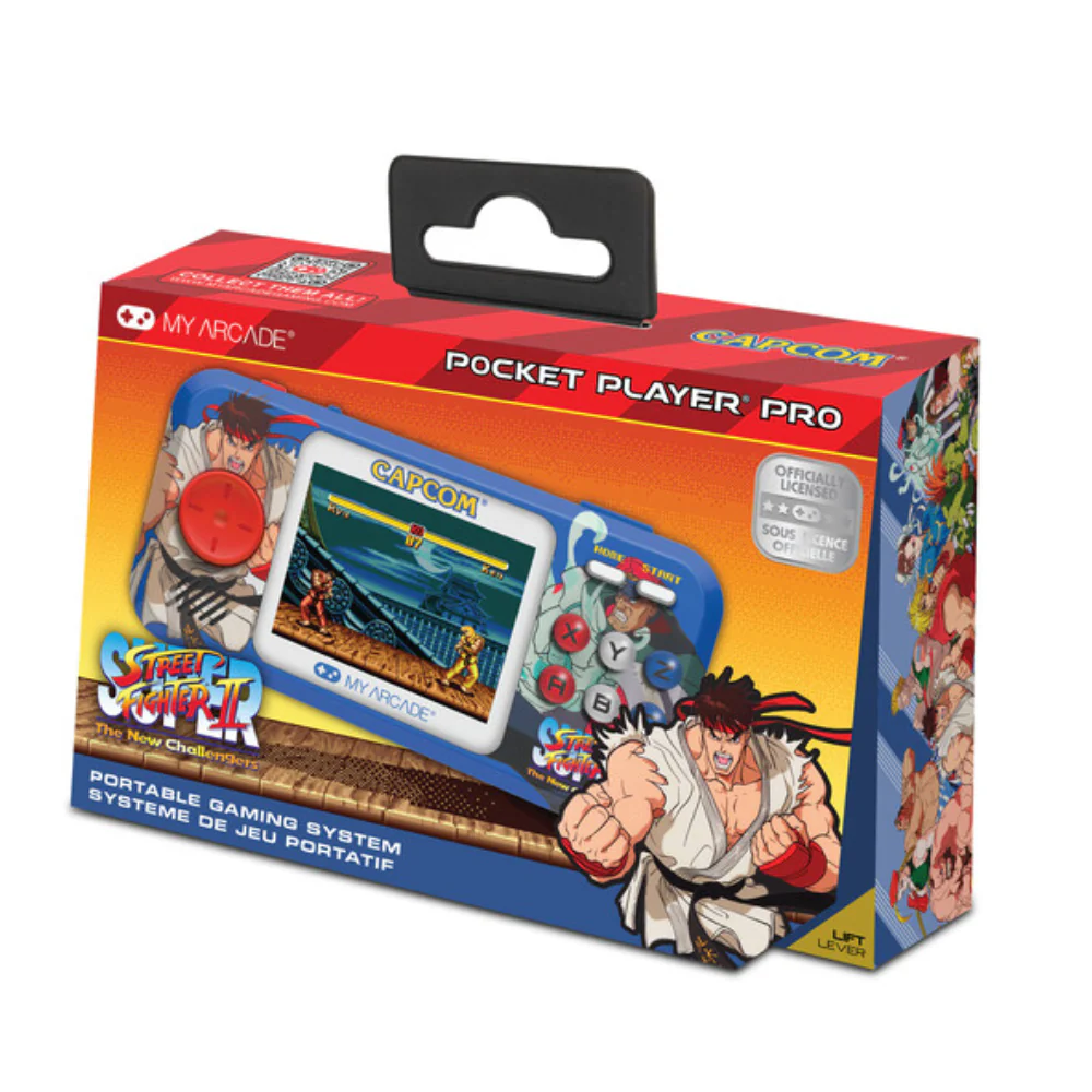 My Arcade Pocket Player Super Street Fighter Ii Portable Gaming System (2 Games In 1)