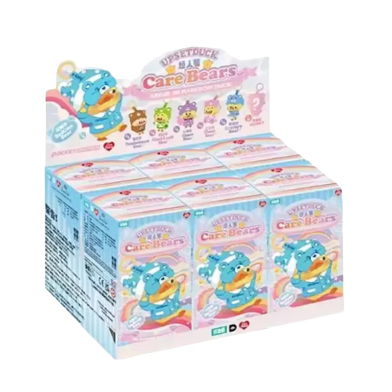 Pocket upset duck Care Bears X Upsetduck Be Rainbow Duck Plush Keychain Blindbox By Upset Duck - Image 3