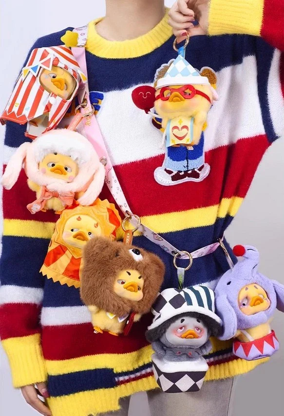 Pocket Upset duck  Crazy Circus Duck Plush Keychain Blind Box By Upset Duck - Image 4