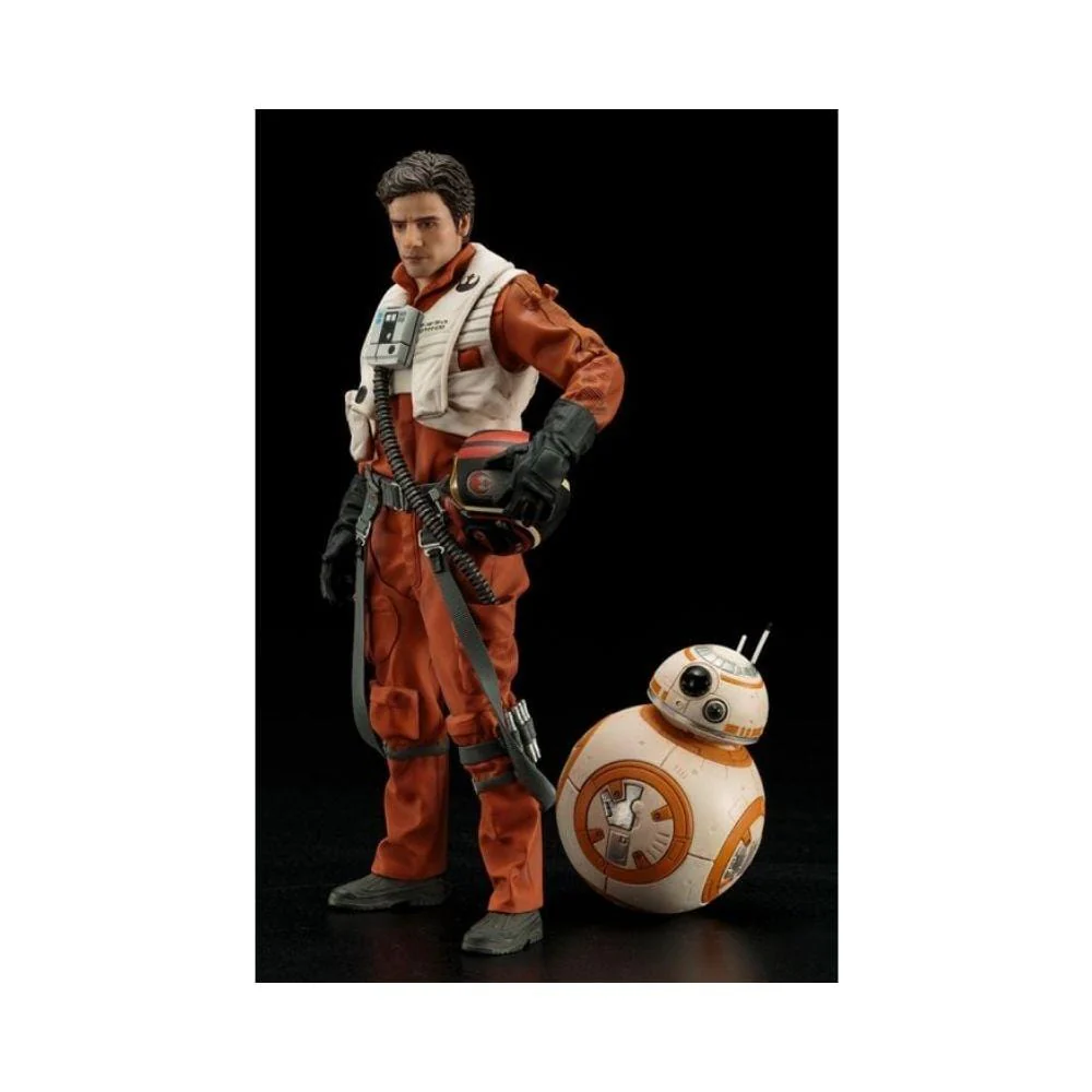 Kotobukiya : Poe Dameron & Bb-8 Two Pack Artfx+ Statue - Image 3