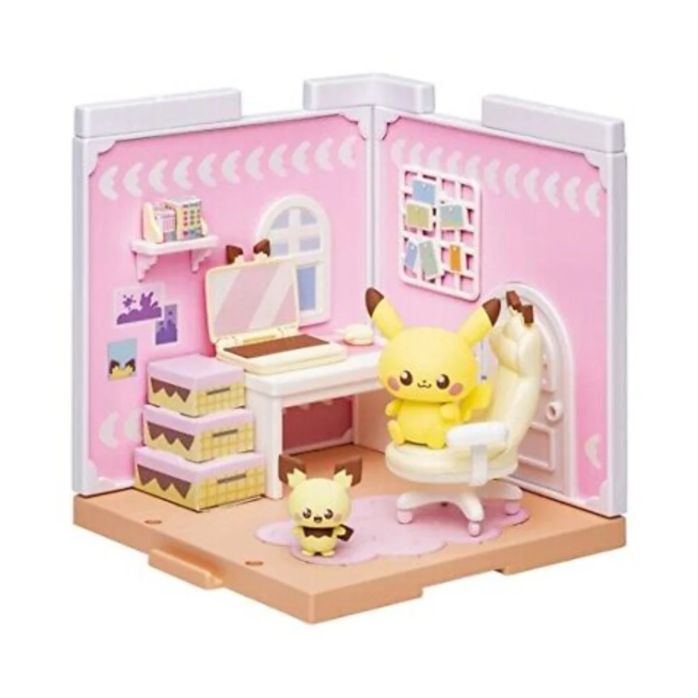 Pokemon Poke Piece House Hobby Room Pichu & Pikachu Figure