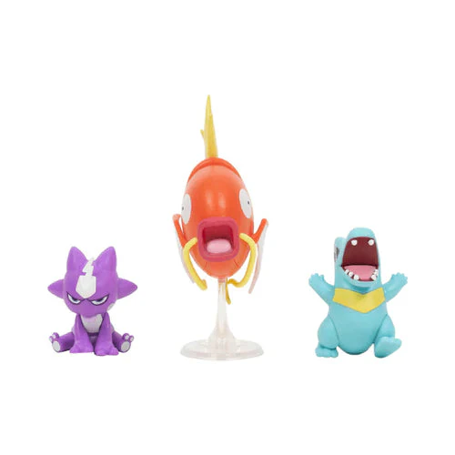 POKEMON BATTLE FIGURE 3 SET - Toxel, Totodile, Magikarp - Image 2