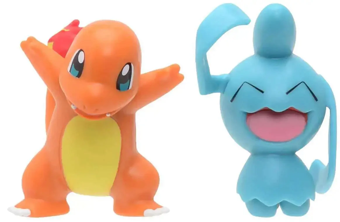 Pokemon Battle Figure Wynaut & Charmander 3" Figures - Image 3