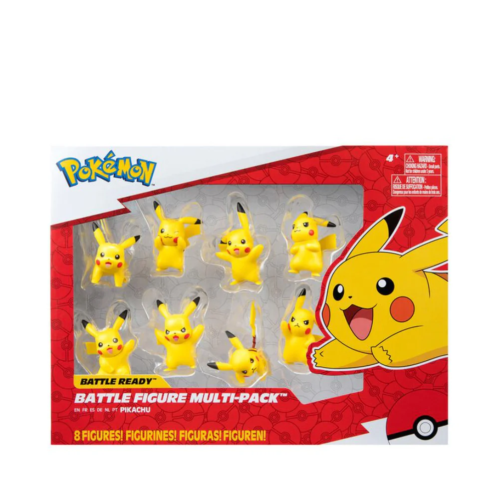 POKEMON BATTLE FIGURE PICKACHU 8 PACK 2"