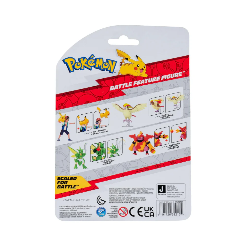 Pokemon Battle Feature 4.5" Figure - Scyther - Image 4