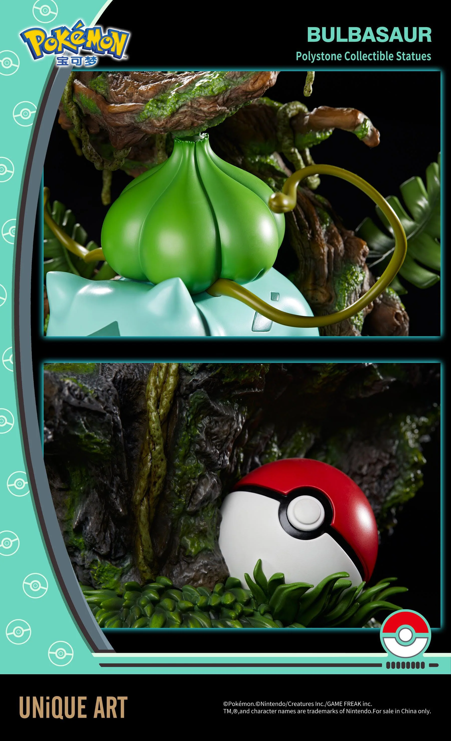 Pokemon : Bulbasaur Premium Statue By UNiQUE ART - Image 7