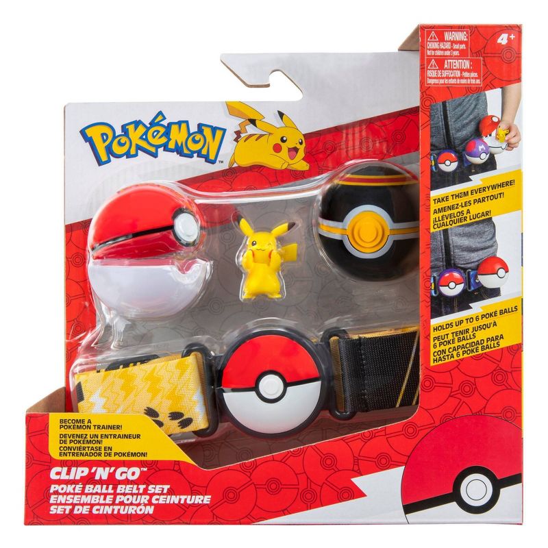 POKEMON CLIP N GO POKE BALL BELT - PIKACHU