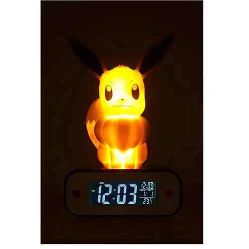 Pokemon Eevee Alarm Clock with LED Lamp - Image 2