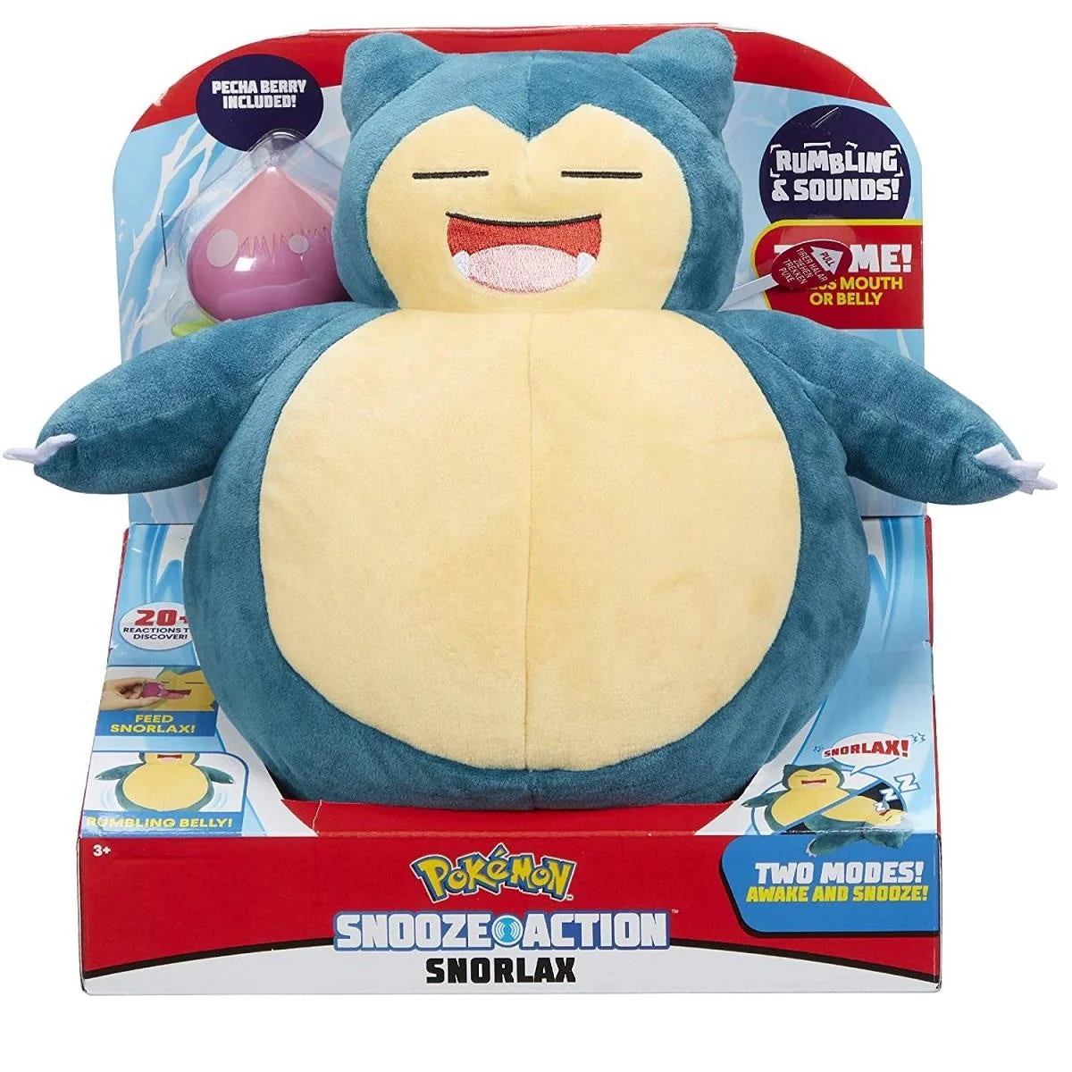 POKEMON FEATURE PLUSH SNOOZE ACT.SNORLAX