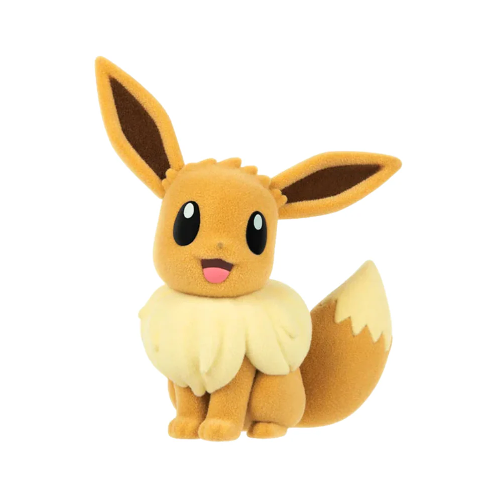 Pokemon Flocked  Series 1 Eevee Figure By Funism (1 Random)