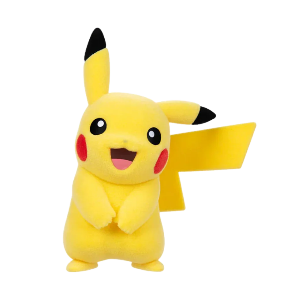 Pokemon Flocked Series 1 Pikachu Figure By Funism