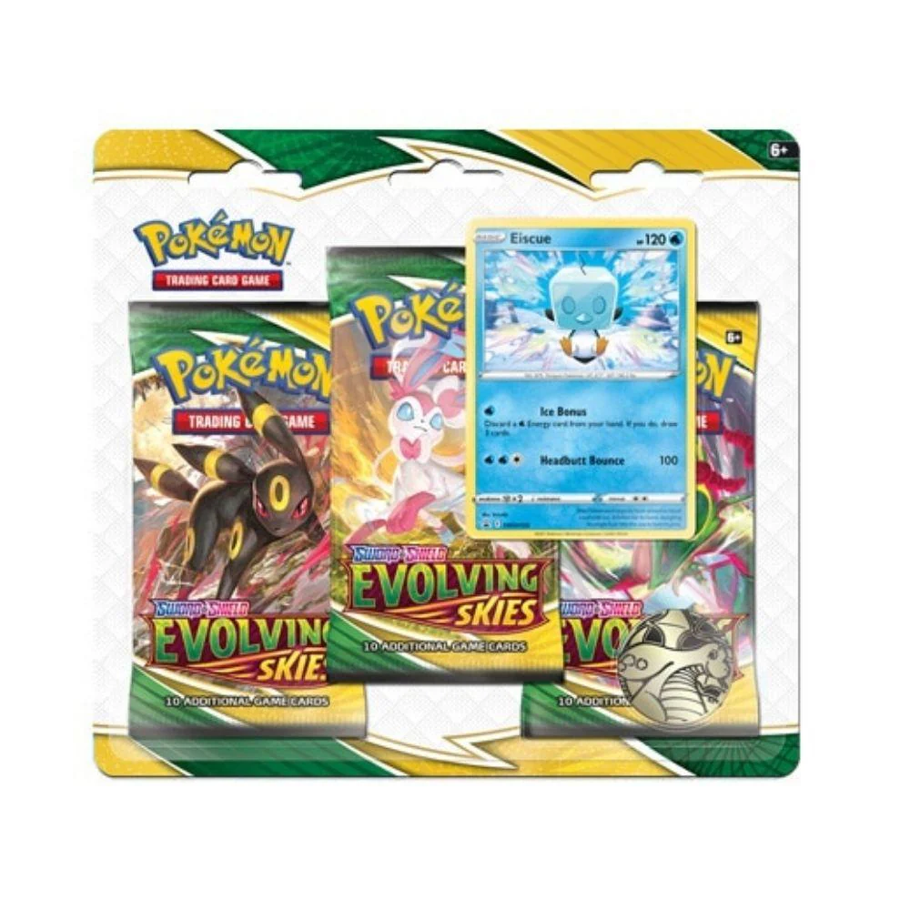 Pokemon TCG: Evolving Skies 3 Boosters Blister Pack