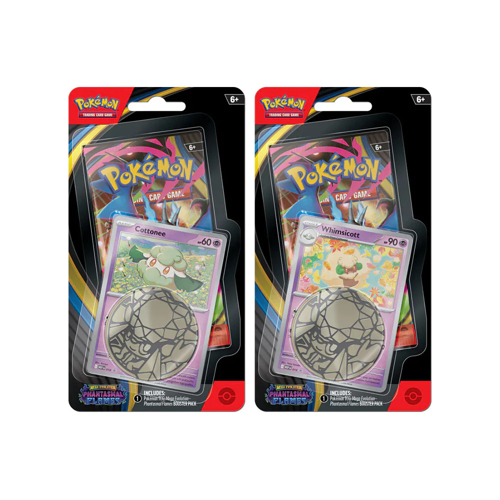 Pokemon TCG Mega Evolution 02 Phantasmal Flames Checklane Blister (1 Random)