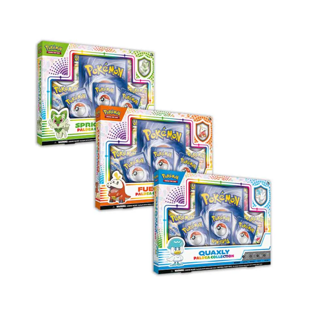Pokémon TCG : Paldea Collection Sprigatito / Fuecoco / Quaxly