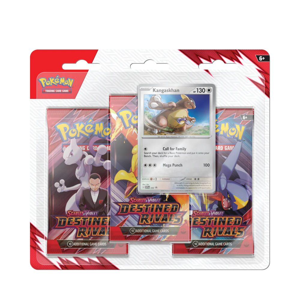 Pokemon TCG : Scarlet & Violet DESTINED RIVALS 3 Pack Blister EN