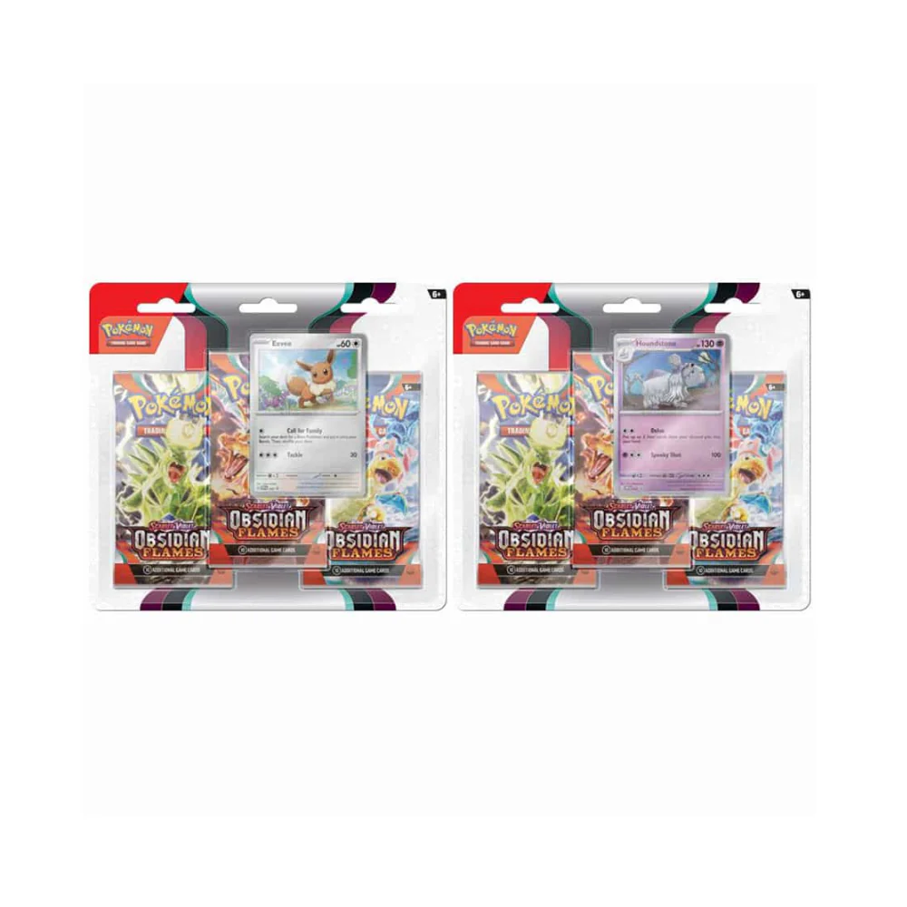 Pokemon TCG: Scarlet & Violet  - Obsidian Flames 3P Blister (1 Random)