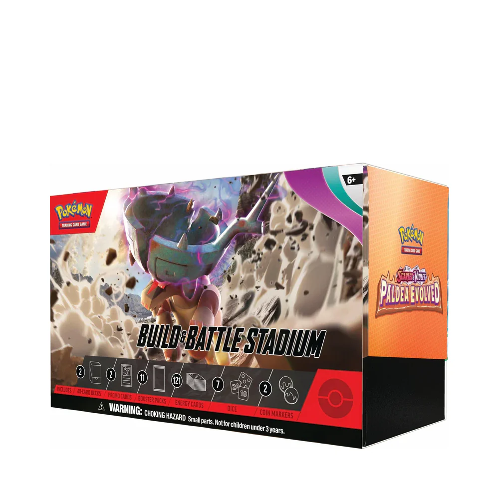 Pokemon TCG : Scarlet & Violet Paldea Evolved Build & Battle Stadium