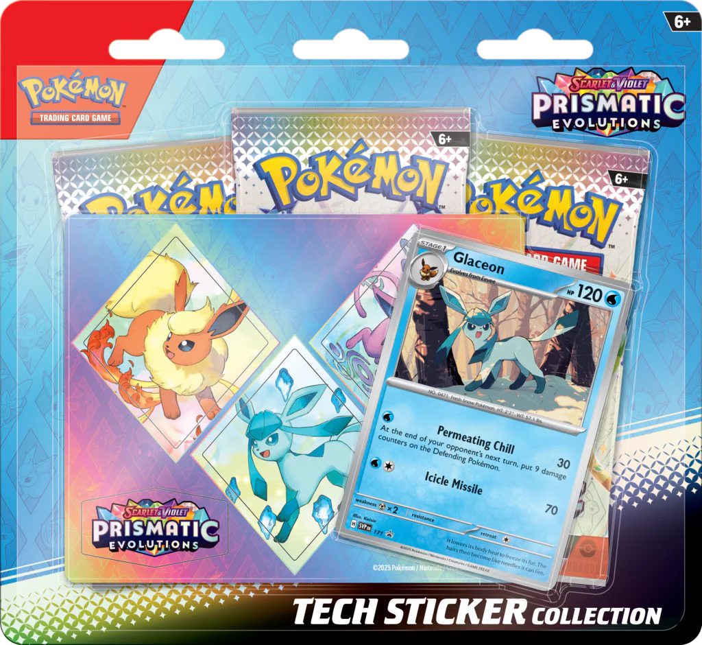 Pokemon TCG : Scarlet & Violet (SV 8.5) Prismatic Evolutions Tech Sticker Coll. (1 RANDOM) - Image 3