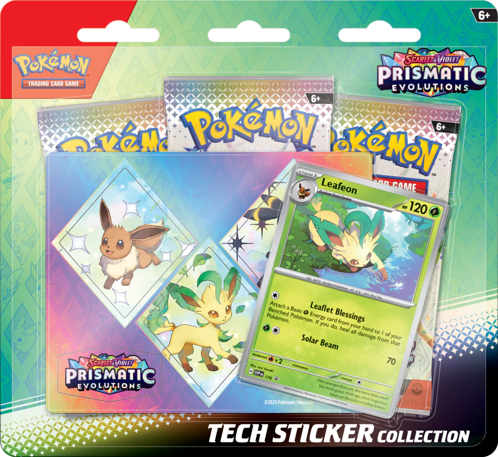 Pokemon TCG : Scarlet & Violet (SV 8.5) Prismatic Evolutions Tech Sticker Coll. (1 RANDOM) - Image 4