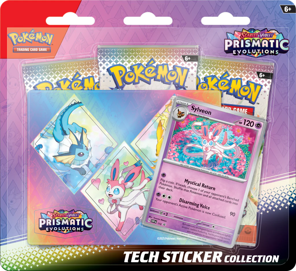 Pokemon TCG : Scarlet & Violet (SV 8.5) Prismatic Evolutions Tech Sticker Coll. (1 RANDOM) - Image 5