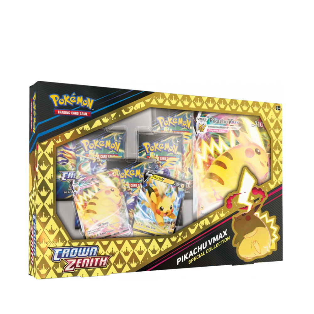 Pokemon TCG: Sword and Shield 12.5 Crown Zenith Pikachu VMAX Special Collection Box