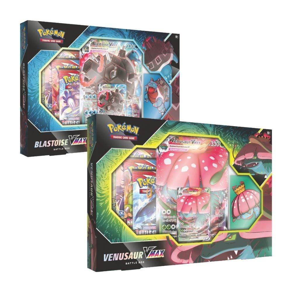 Pokémon TCG: Venusaur VMAX or Blastoise VMAX Battle Box - Image 3