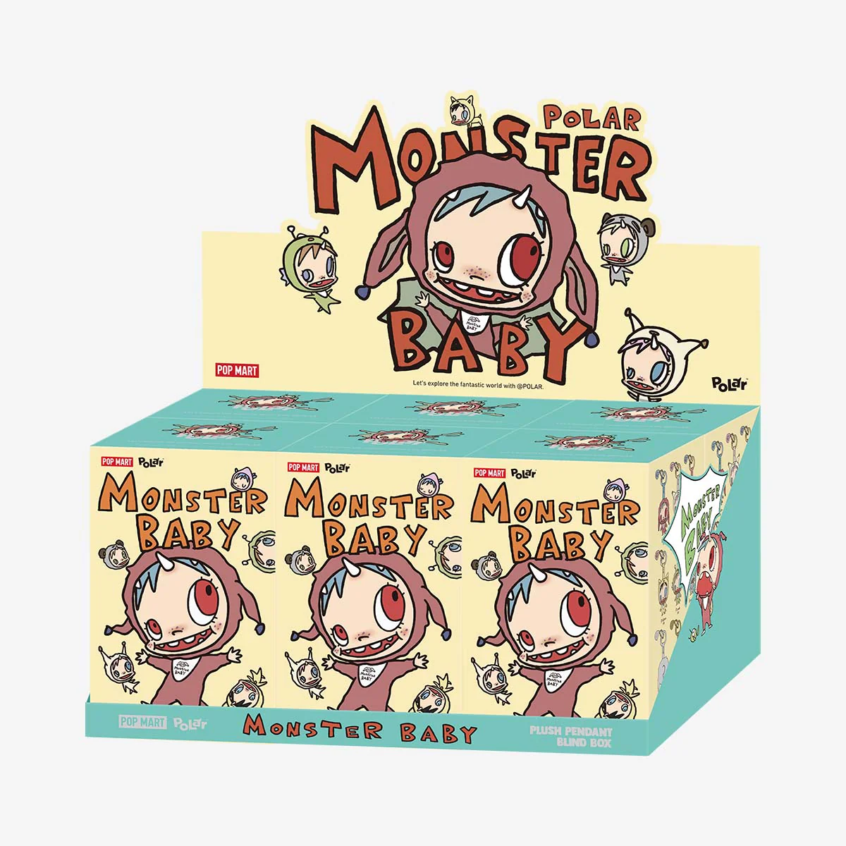 Polar Monster Baby Collection Series Plush Pendant Ver.1 Blind Box By Pop Mart - Image 10