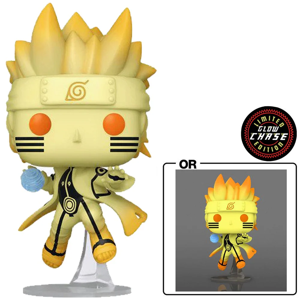 Funko Pop! Animation: Naruto - Naruto (Kurama Link Mode) w/Chase (Exc) - Image 2