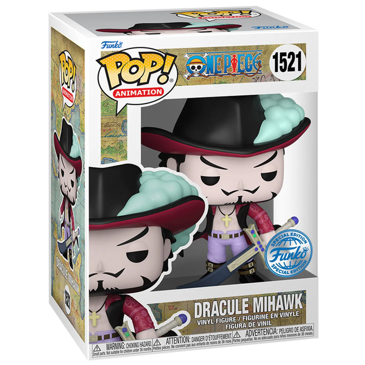 Pop! Animation: One Piece - Dracule Mihawk (Exc) - Image 2