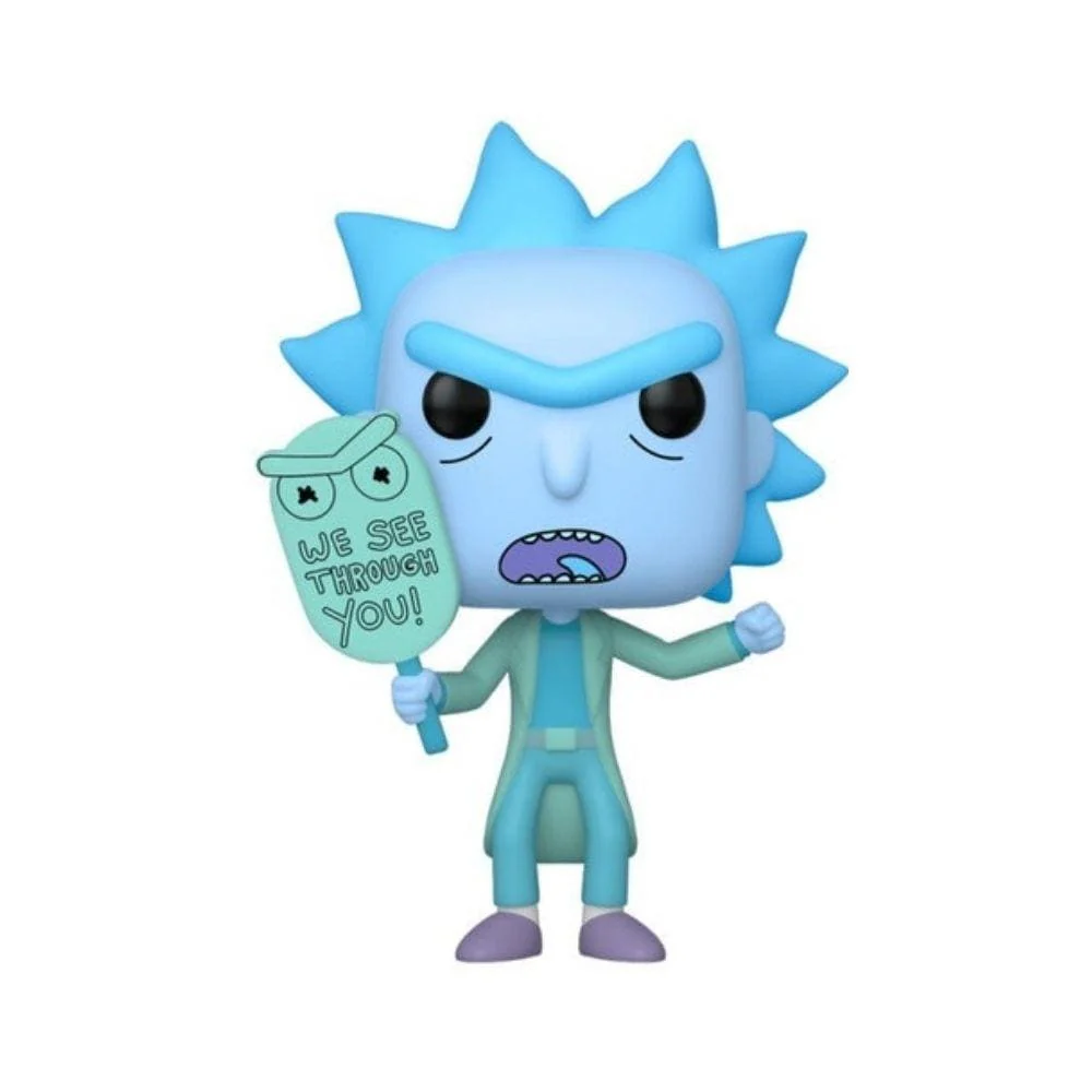 Funko : Rick & Morty - Hologram Rick - Glow in the Dark (665) - Image 2