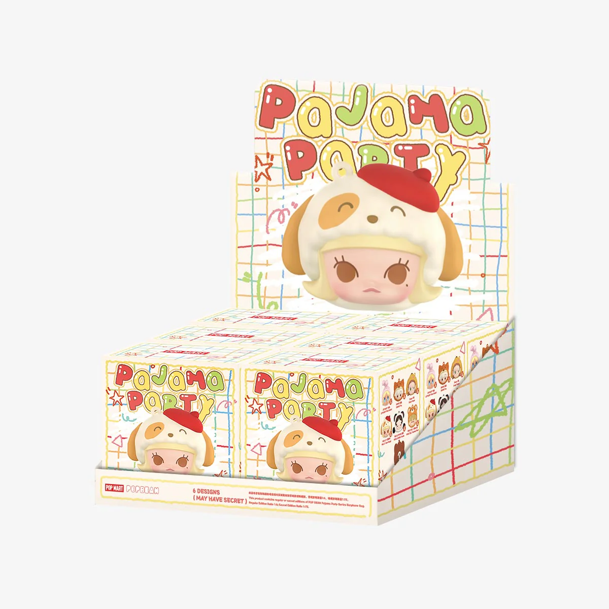 Pop Bean Pajama Party Earphone Bag By Pop Mart (1 Random) - Image 3