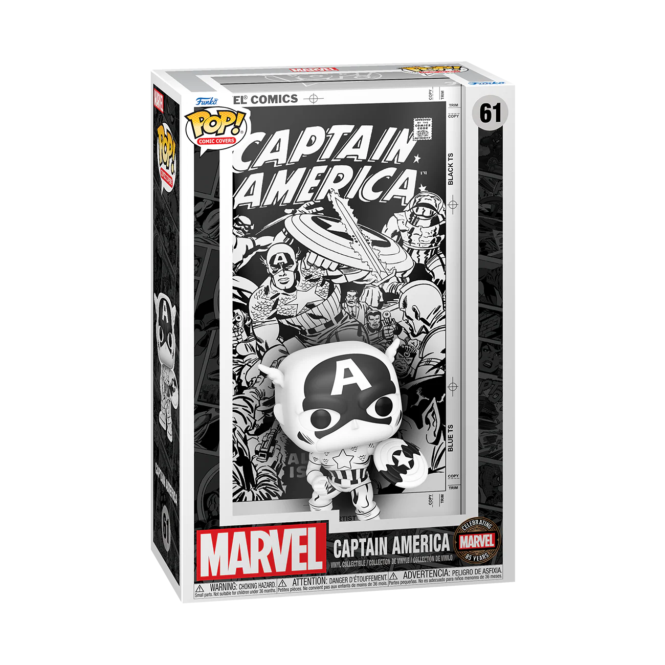 Pop Comic Cover! Marvel: Marvel's 85th - Captain America - Image 2