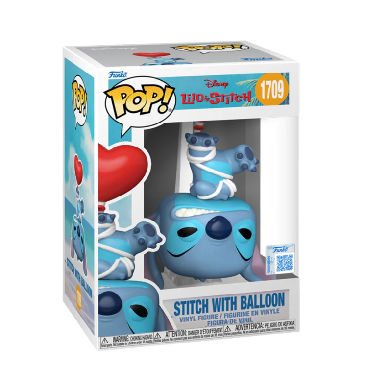 Funko Pop! Disney: Lilo & Stitch S4 - Stitch with Balloon (Exc) - Image 3