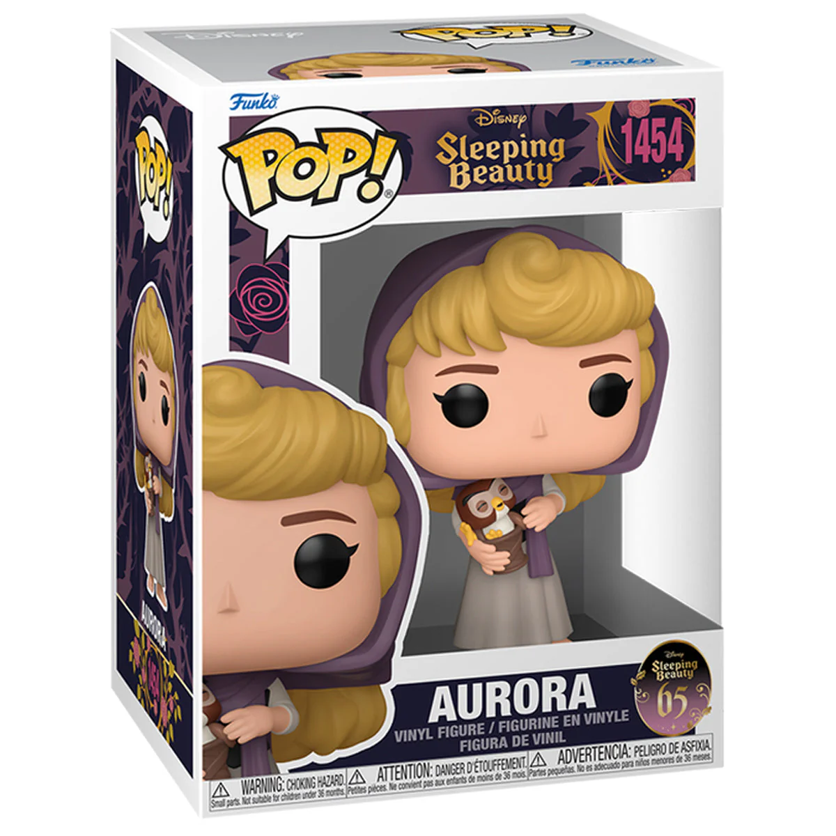 Pop! Disney: Sleeping Beauty 65th - Aurora with Owl - Image 2