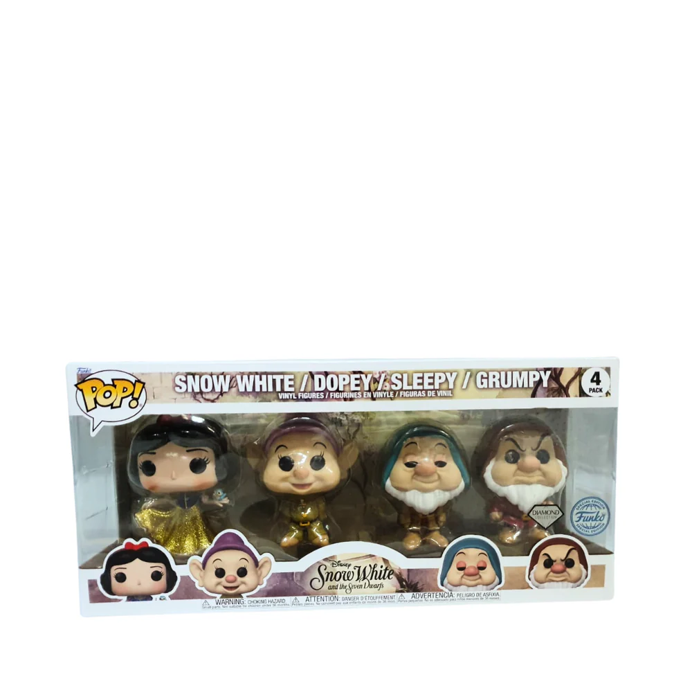 Pop! Disney: Snow White 4pk (DGLT)(Exc) - Image 2