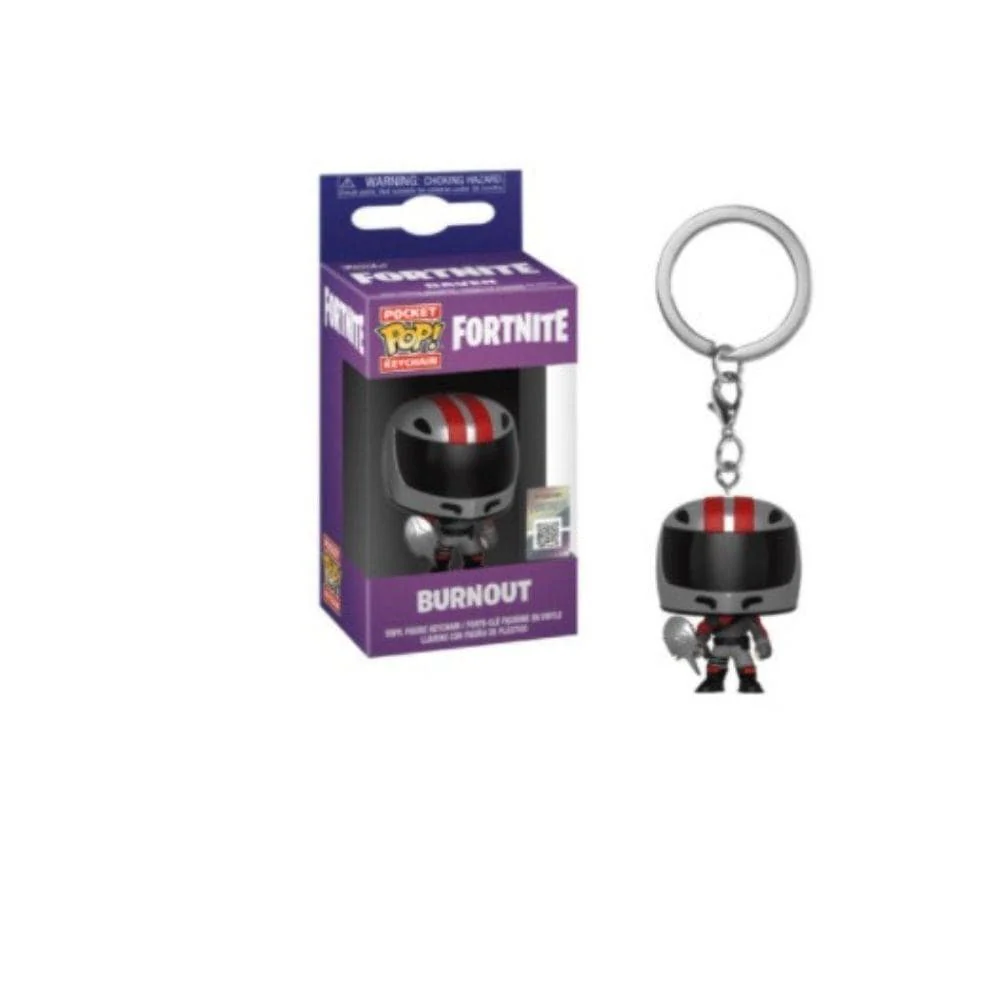 Pop Fortnite S2 - Burnout Figure Keychain 5centimeter