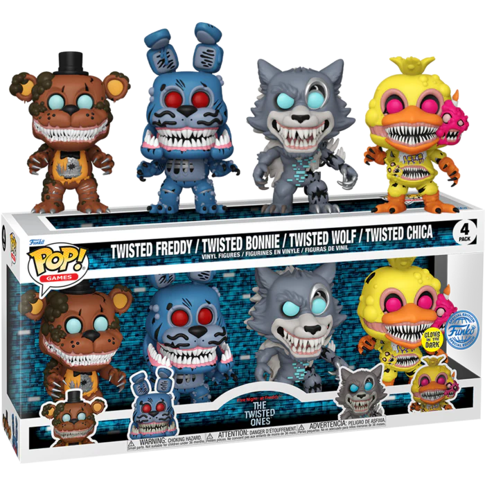 Pop! Games: Five Nights at Freddys - Twisted Ones 4pk (EMEA)(GW)(Exc) - Image 2