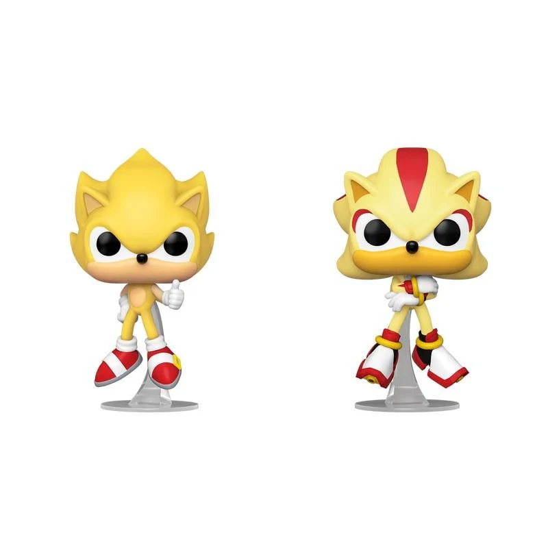 Funko Pop! Games: Sonic - Super Sonic and Shadow 2pk (FL) (Exc)